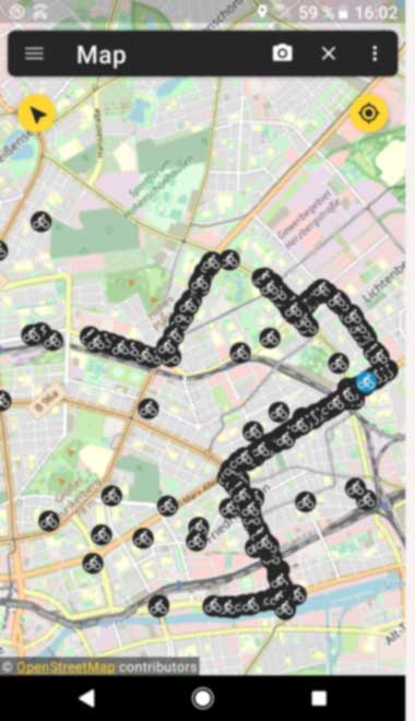 OpenStreetMap Bilschirmkopie 7.7.2023 16:02 Uhr